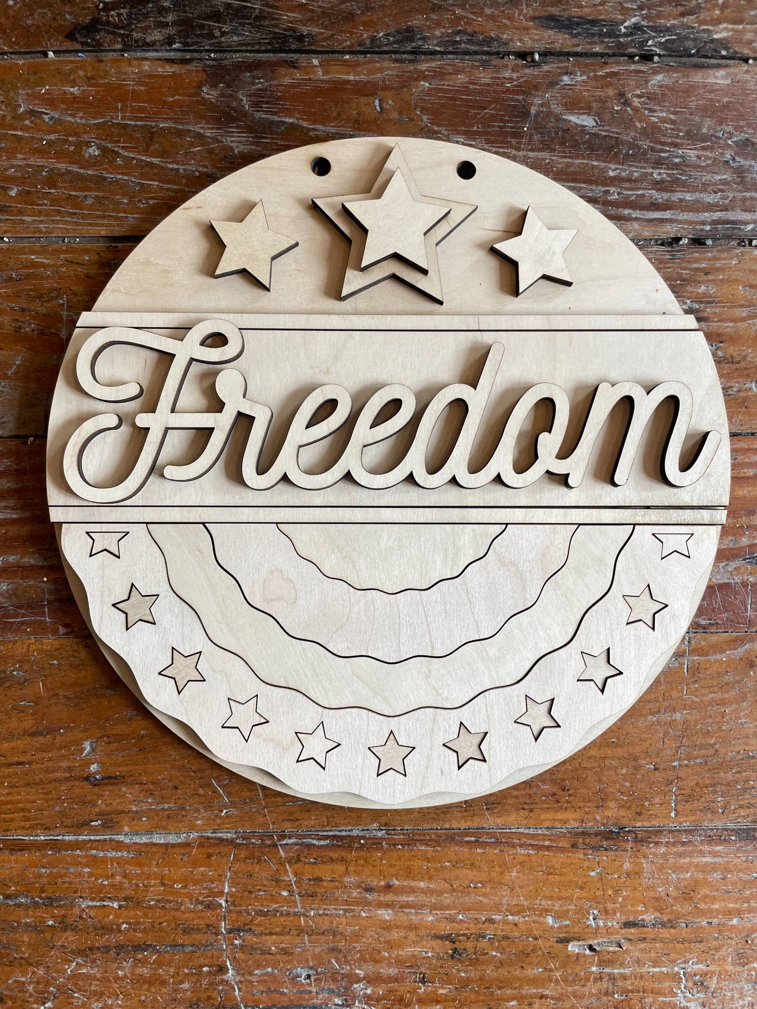 12” Patriotic Freedom Sign Kit | Wandering Goose