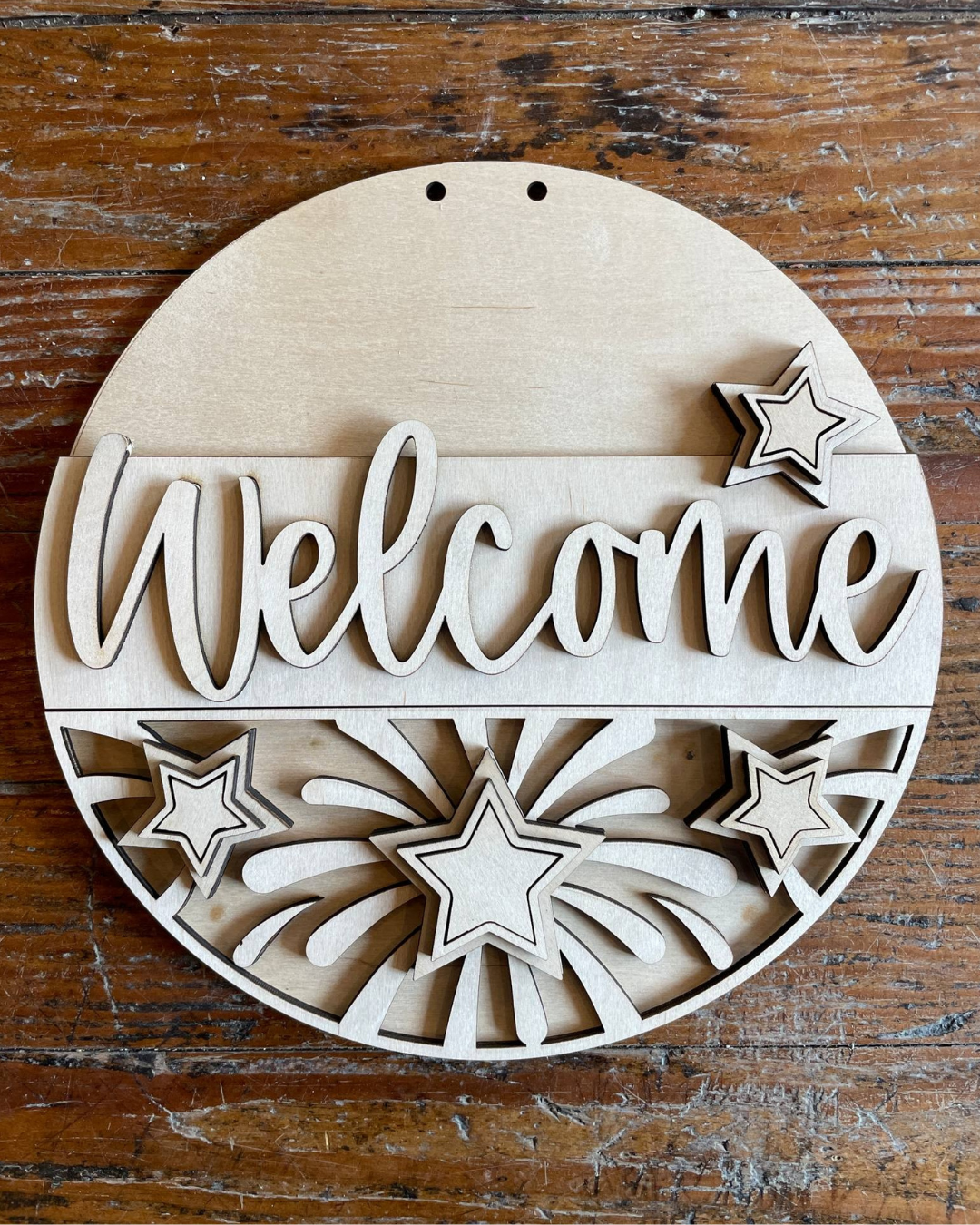 12” Fireworks Welcome Sign Kit | Wandering Goose